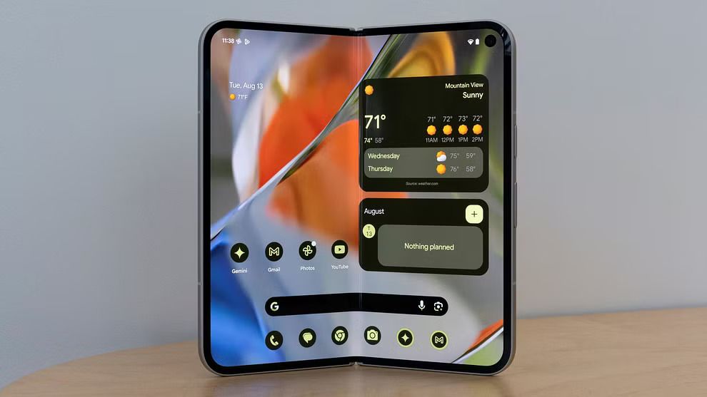 Google's newest Pixel 9 Pro Fold smart phone is displayed at the Made by Google event in Mountain View, California, U.S. August 13, 2024. Credit: Reuters File Photo