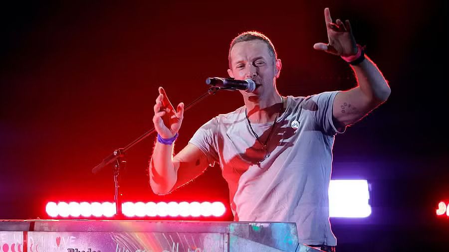 Coldplay's Christ Martin. Credit: Reuters Photo