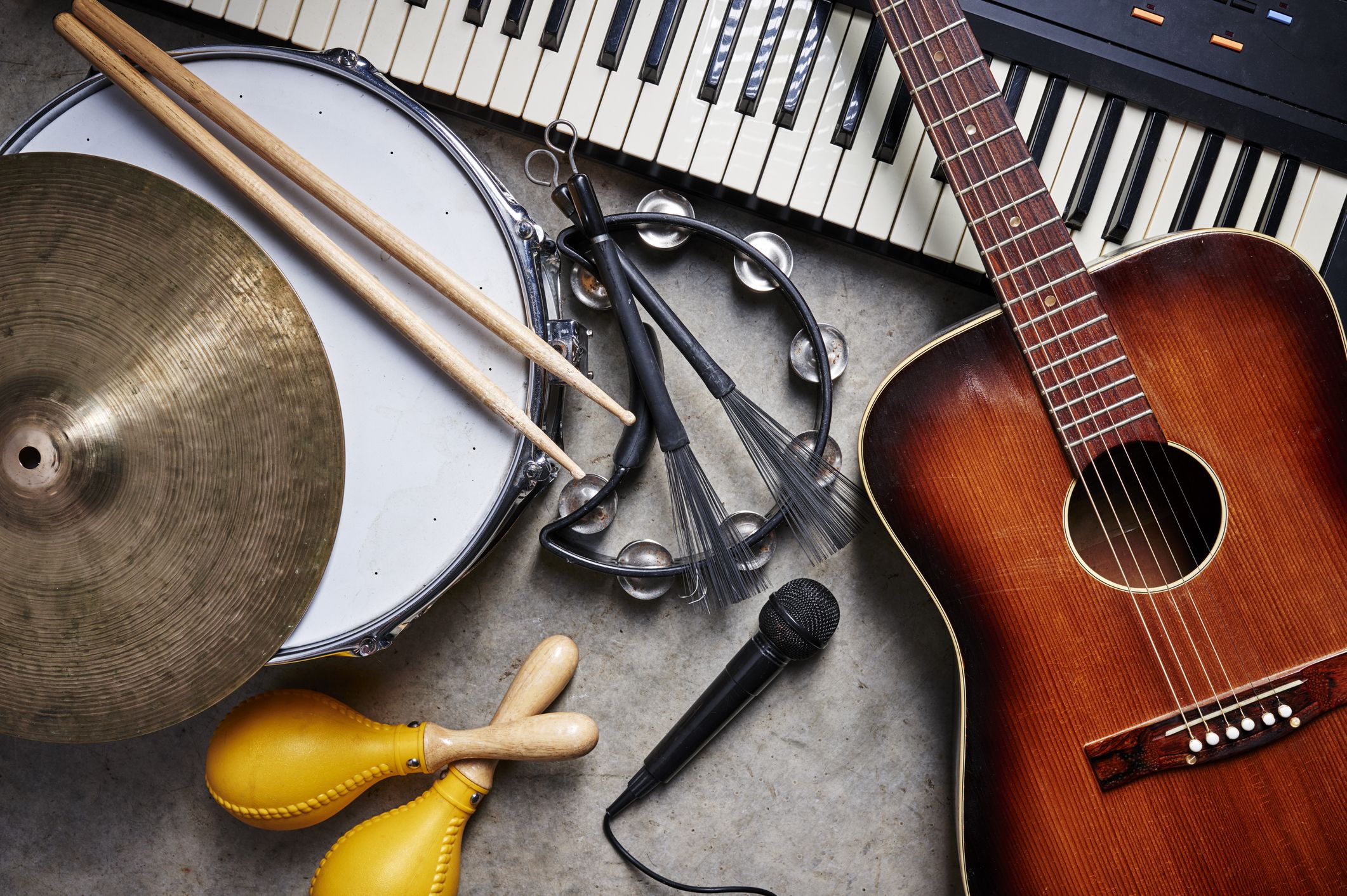 Image showing musical instruments. For representational purposes. Credit: iStock Photo