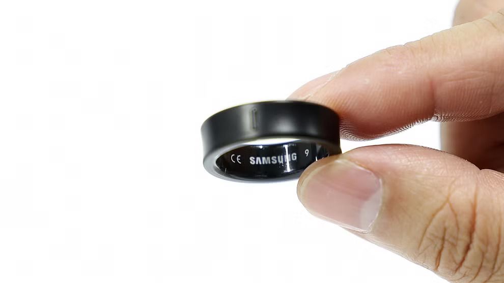 An attendee films Samsung Electronics' Galaxy Smart Ring during its unveiling ceremony in Seoul, South Korea, July 8, 2024.  Credit: Reuters File Photo