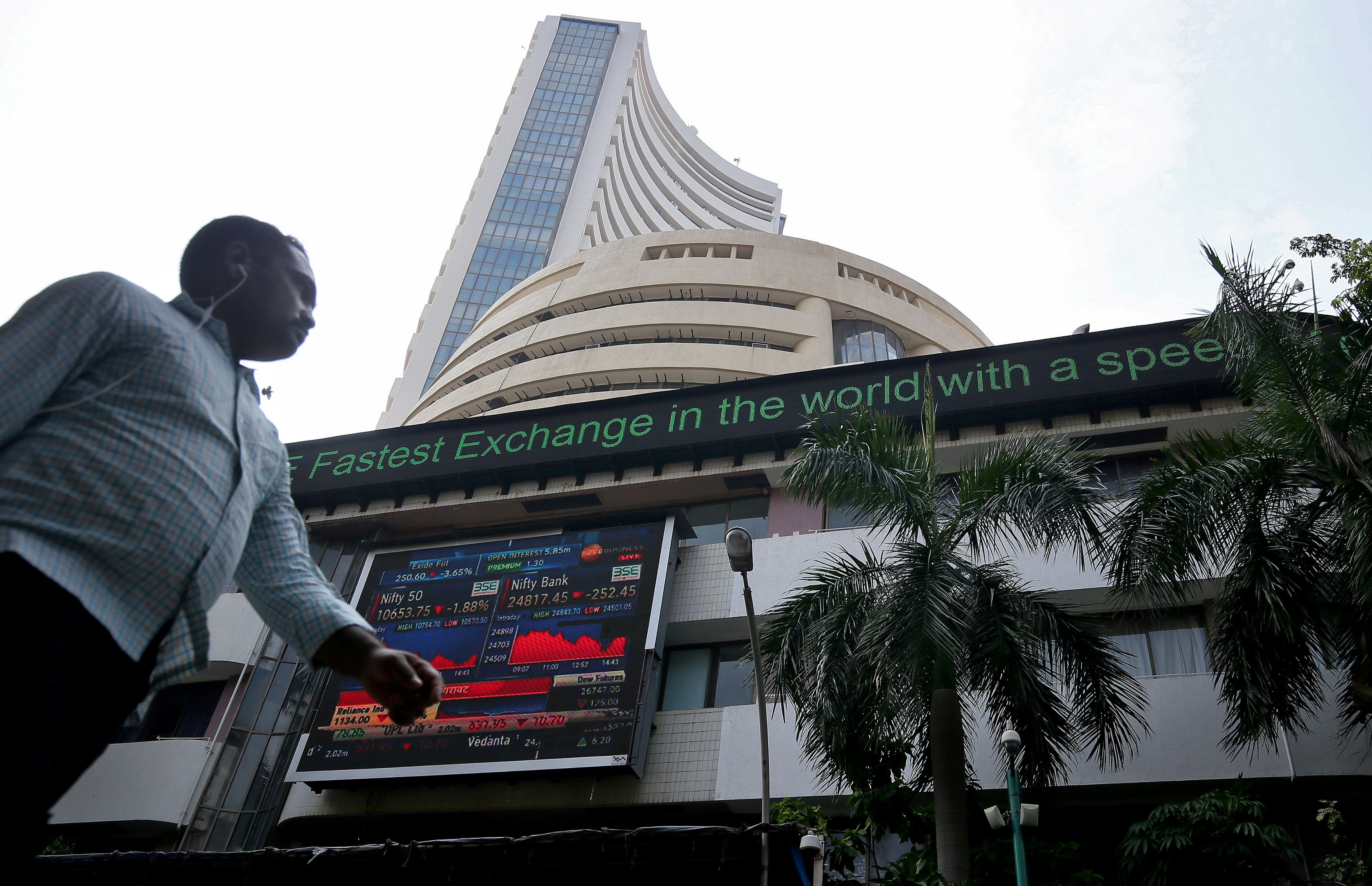 The Bombay Stock Exchange. Credit: Reuters File Photo
