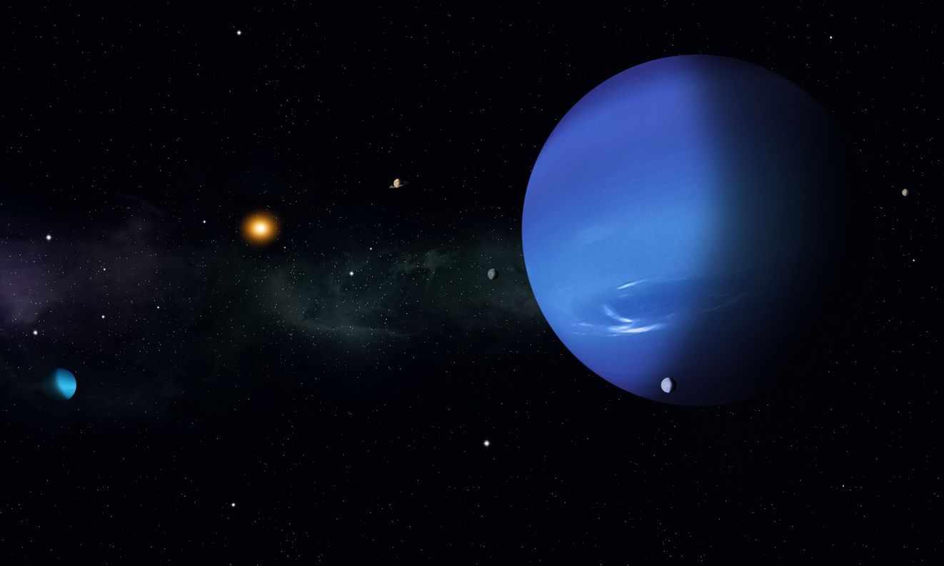 An artist's impression of Neptune. For representational purposes. Credit: iStock Photo