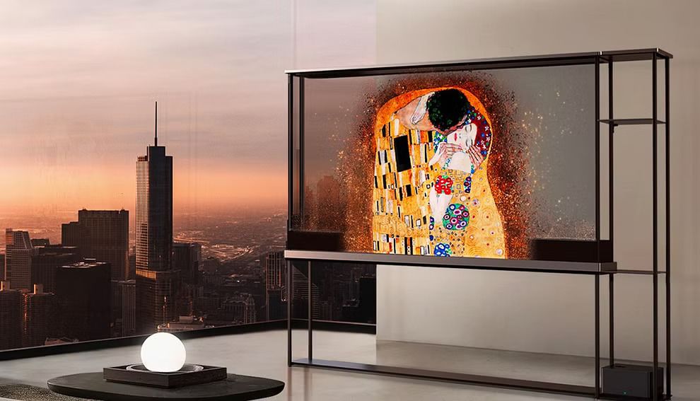 The new Signature OLED T series TV. Credit: LG